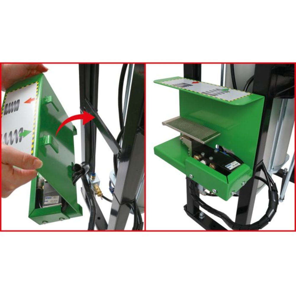 Station fixe de compression de ressort d'amortisseur COMPETITION max 10 bar - KS TOOLS - 512.5150