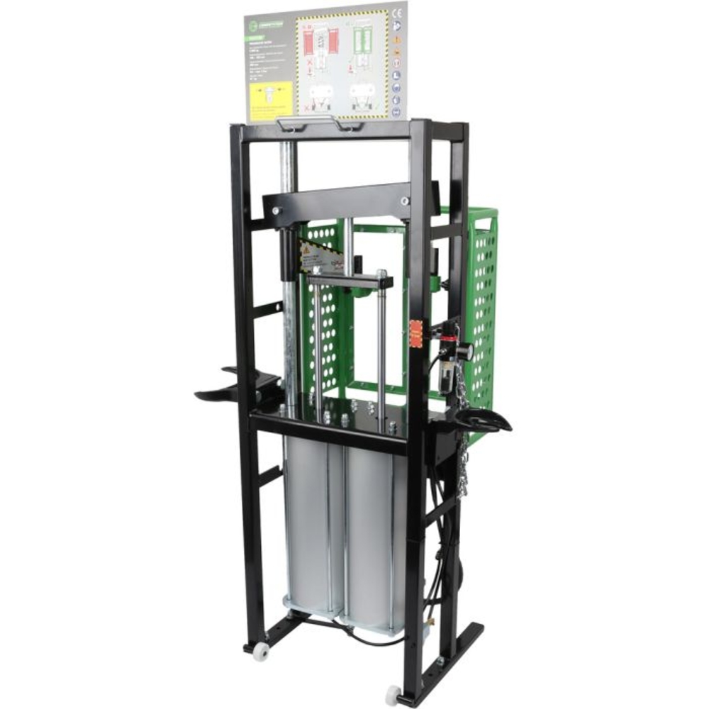 Station fixe de compression de ressort d'amortisseur COMPETITION max 10 bar - KS TOOLS - 512.5150