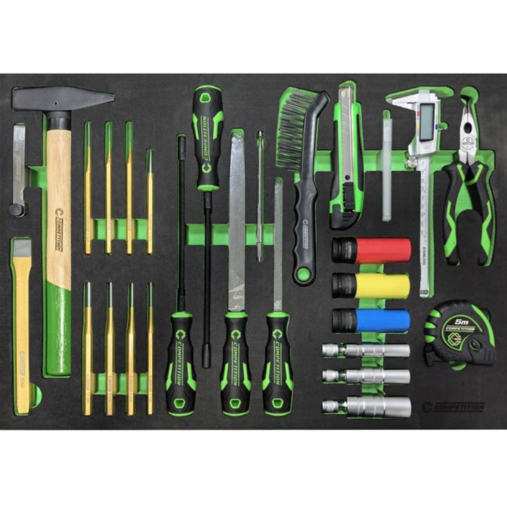Servante d'atelier COMPETITION avec 8 tiroirs et 341 outils premium - KS TOOLS - 512.5341