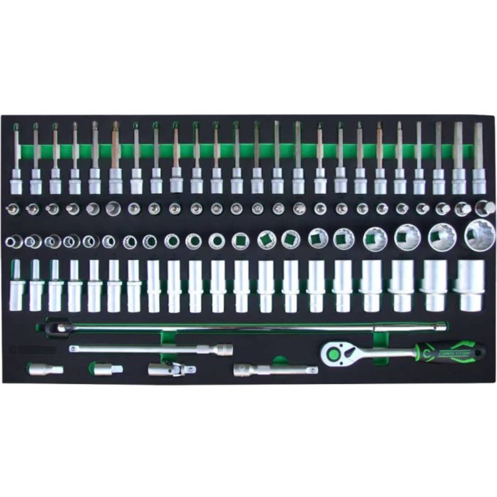 Servante d'atelier COMPETITION avec 8 tiroirs et 434 outils premium - KS TOOLS - 512.5434