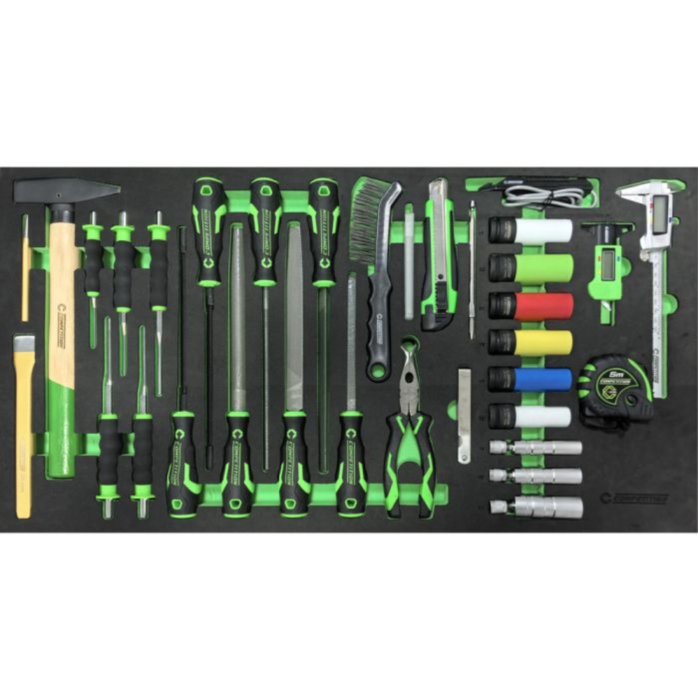 Servante d'atelier COMPETITION avec 8 tiroirs et 434 outils premium - KS TOOLS - 512.5434