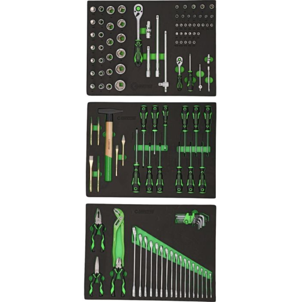 Jeu de modules pour système d’armoires d’atelier COMPETITION 512.5500 avec 119 outils Premium - KS TOOLS - 512.6001