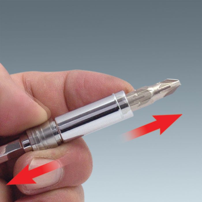 Porte-embout magnétique fin 1/4