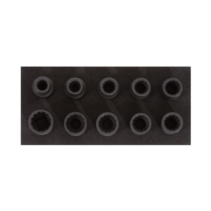 Jeu de douilles à chocs 12 pans courtes, 10 pièces KSTOOLS - 5150950