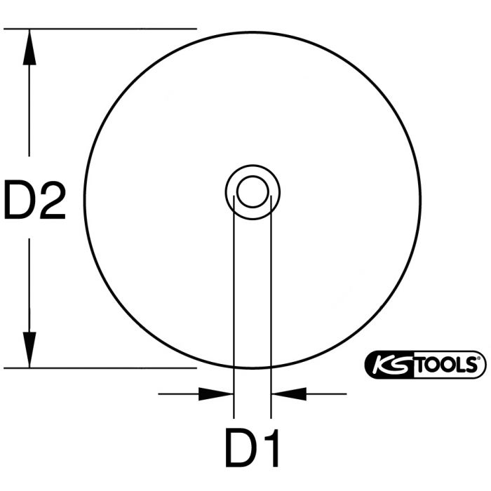 Ecran de protection pour soufflette pneumatique Ø100mm KS TOOLS - 515.1912