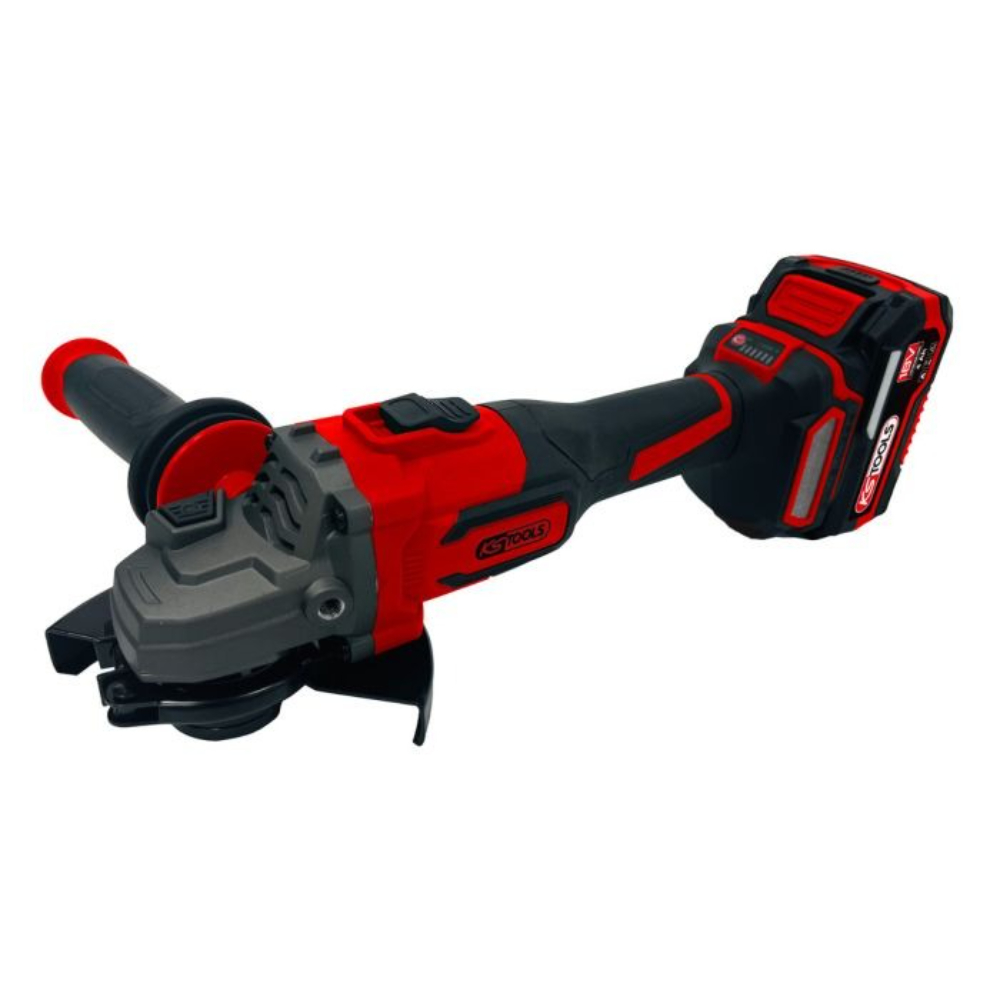 Coffret meuleuse angulaire brushless 18V - 2 batteries et chargeur KS TOOLS - 515.4735F