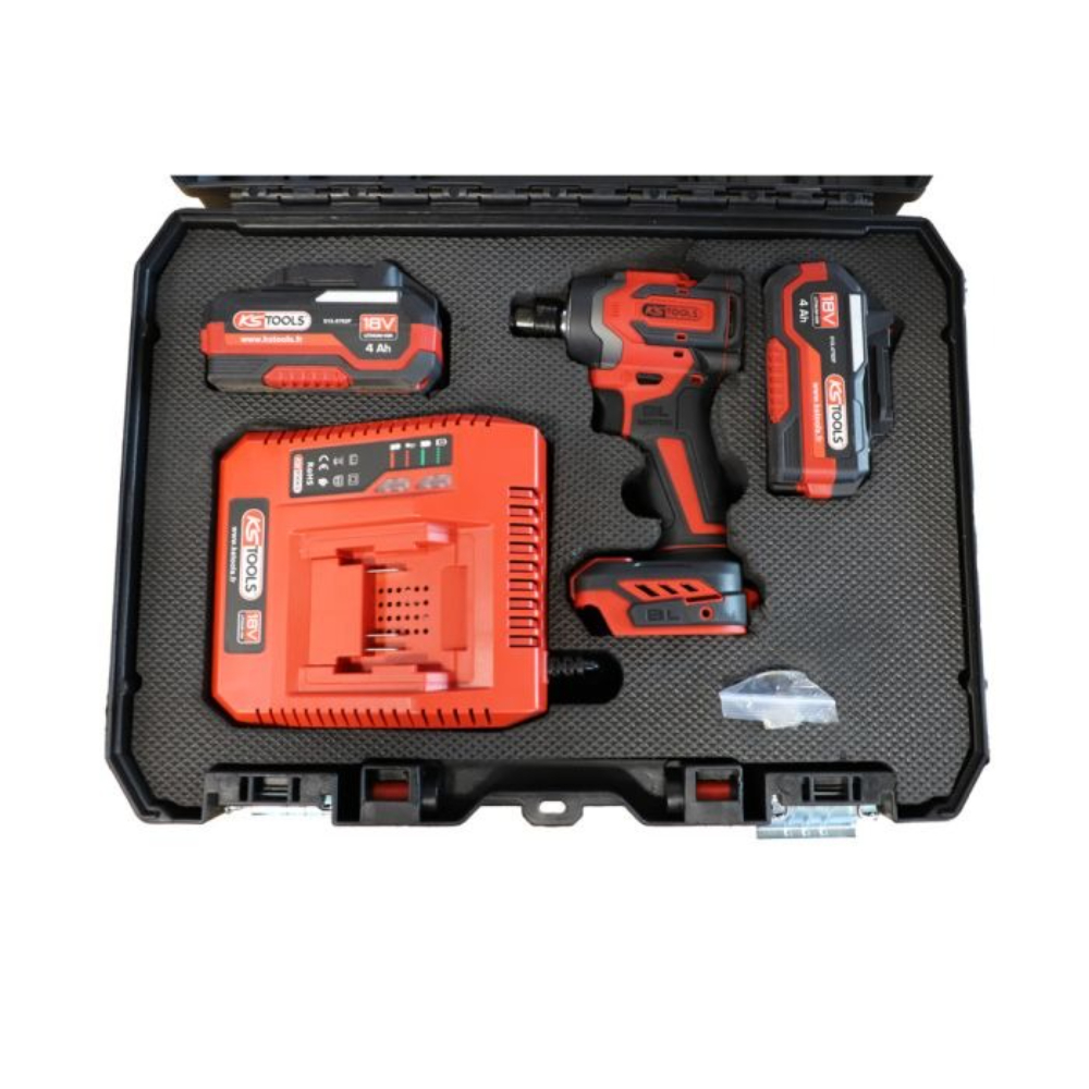 Coffret visseuse à chocs brushless porte-embouts 1/2