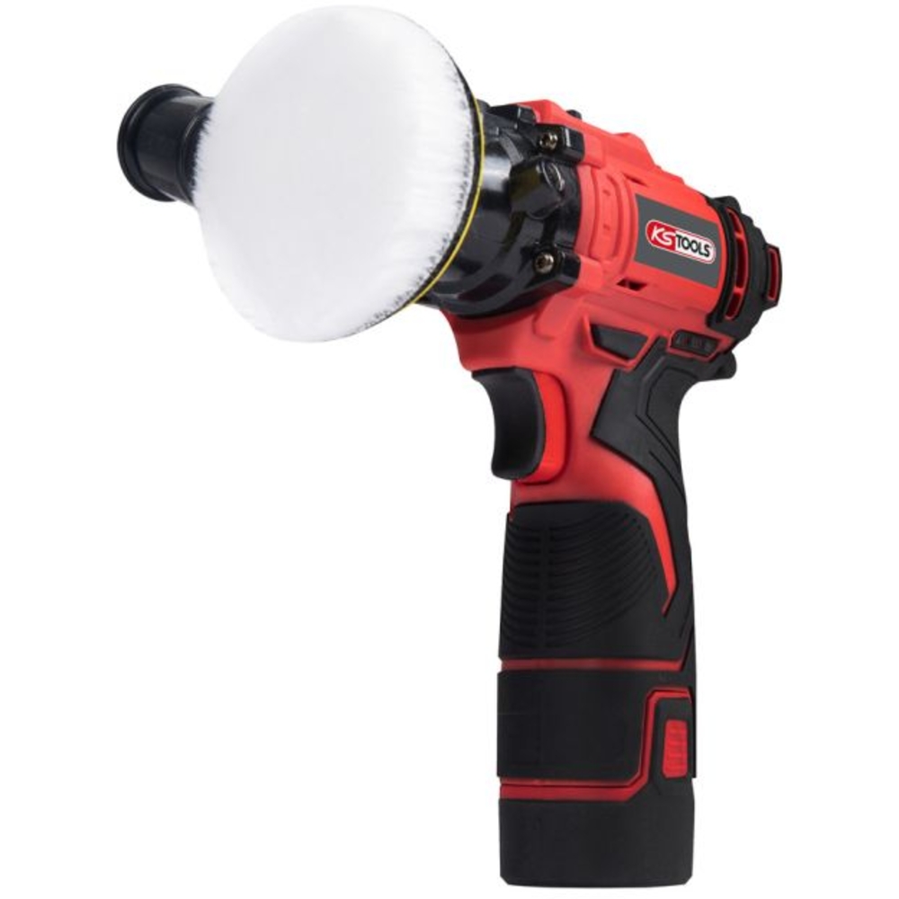 Polisseuse sur batterie 12V avec accessoires KS TOOLS - 515.4760F