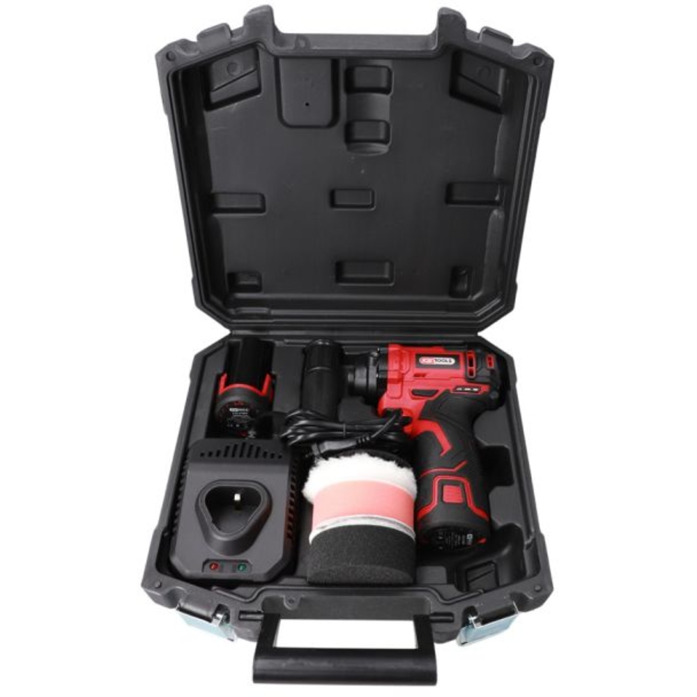 Polisseuse sur batterie 12V avec accessoires KS TOOLS - 515.4760F
