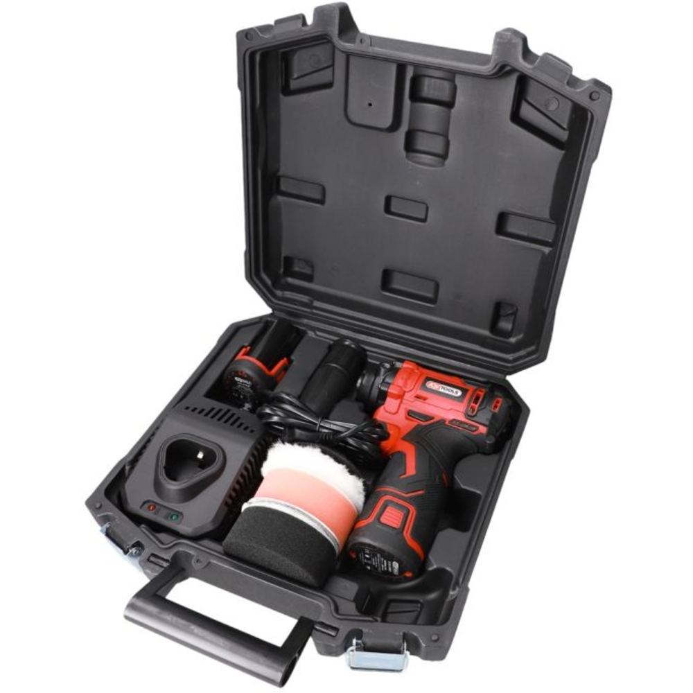Polisseuse sur batterie 12V avec accessoires KS TOOLS - 515.4760F