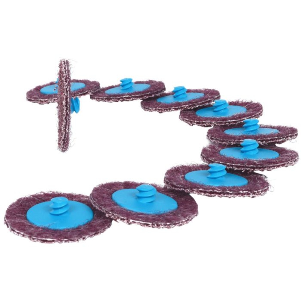 Lot de 10 disques de ponçage violet 50,0 mm - papier de verre - Grains 150 pour 515.5580 KS TOOLS - 515.5084