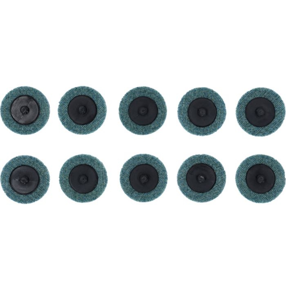Lot de 10 disques de ponçage bleu 50,0 mm - papier de verre - Grains 300 pour 515.5580 KS TOOLS - 515.5085