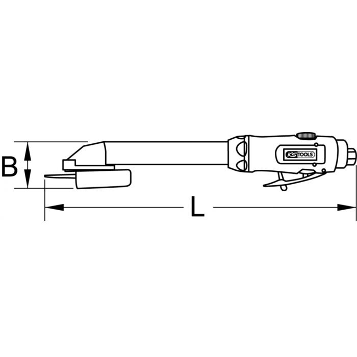 Mini tronçonneuse pneumatique 1/4