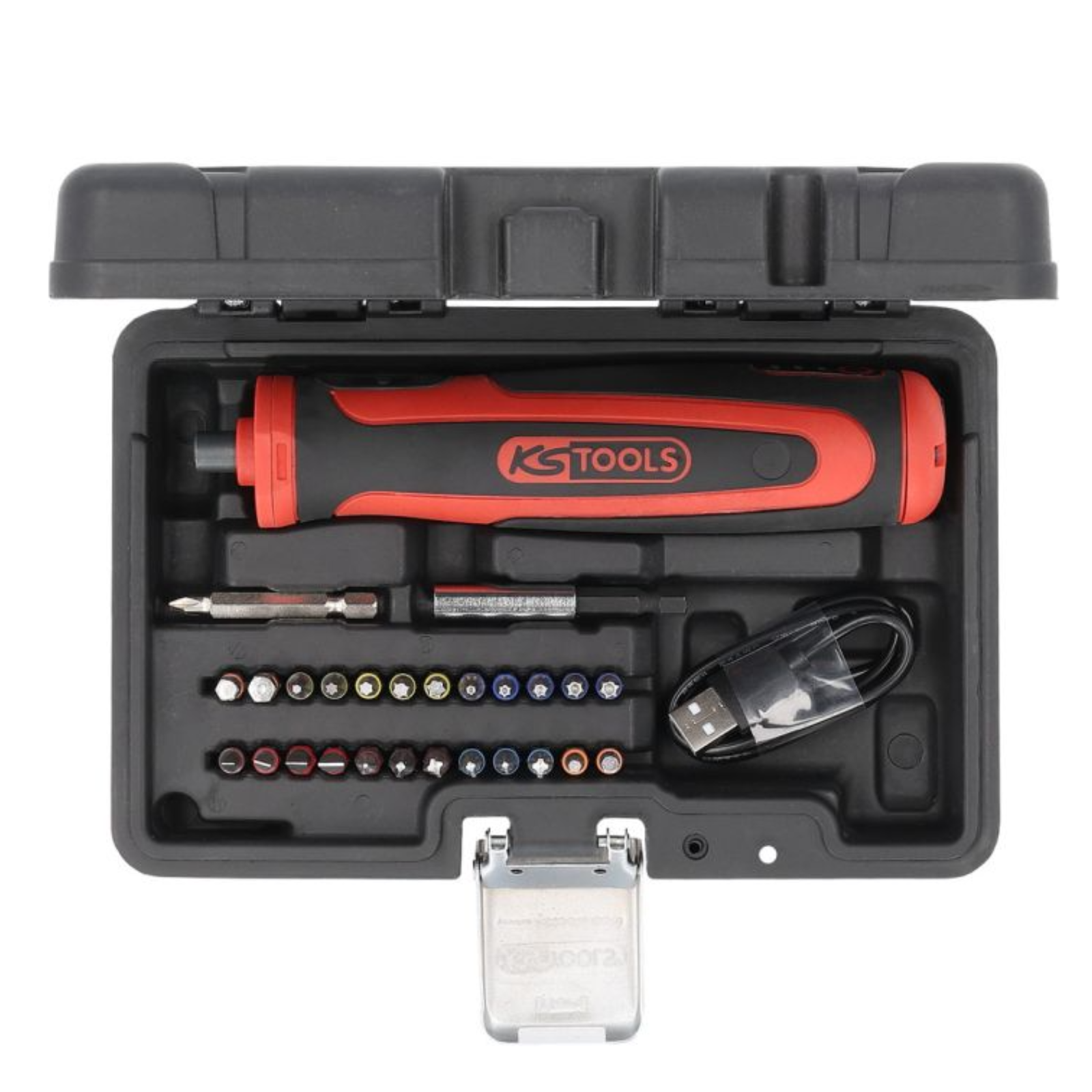 Coffret KS TOOLS tournevis sur batterie et embouts eMONSTER 1/4'', 27 pcs, 6 Nm 515.6550