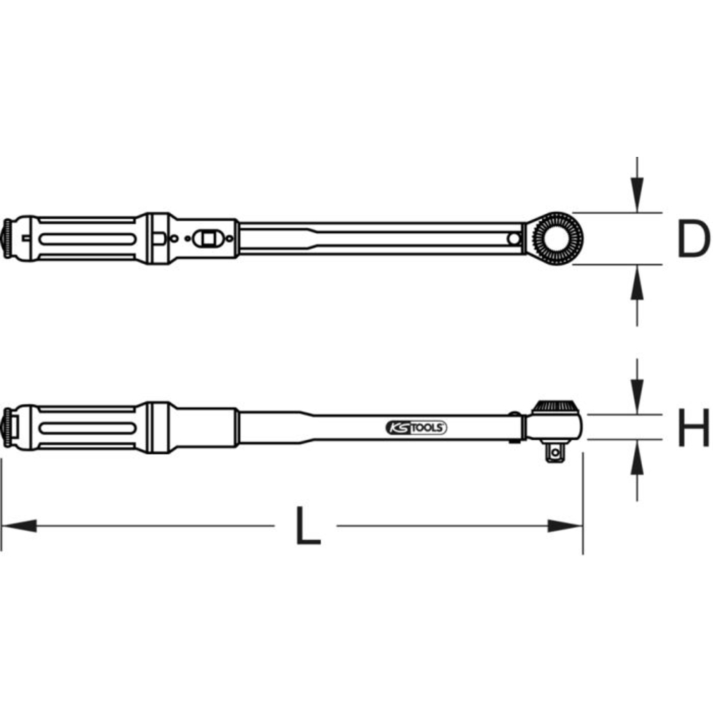Clé dynamométrique ERGOTORQUEprécision 1/4