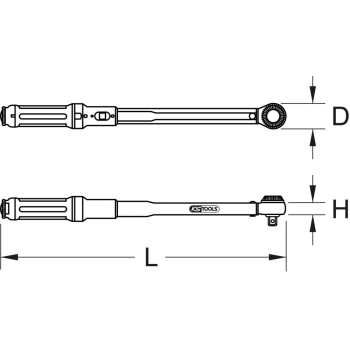 Clé dynamométrique ERGOTORQUEprécision 3/8