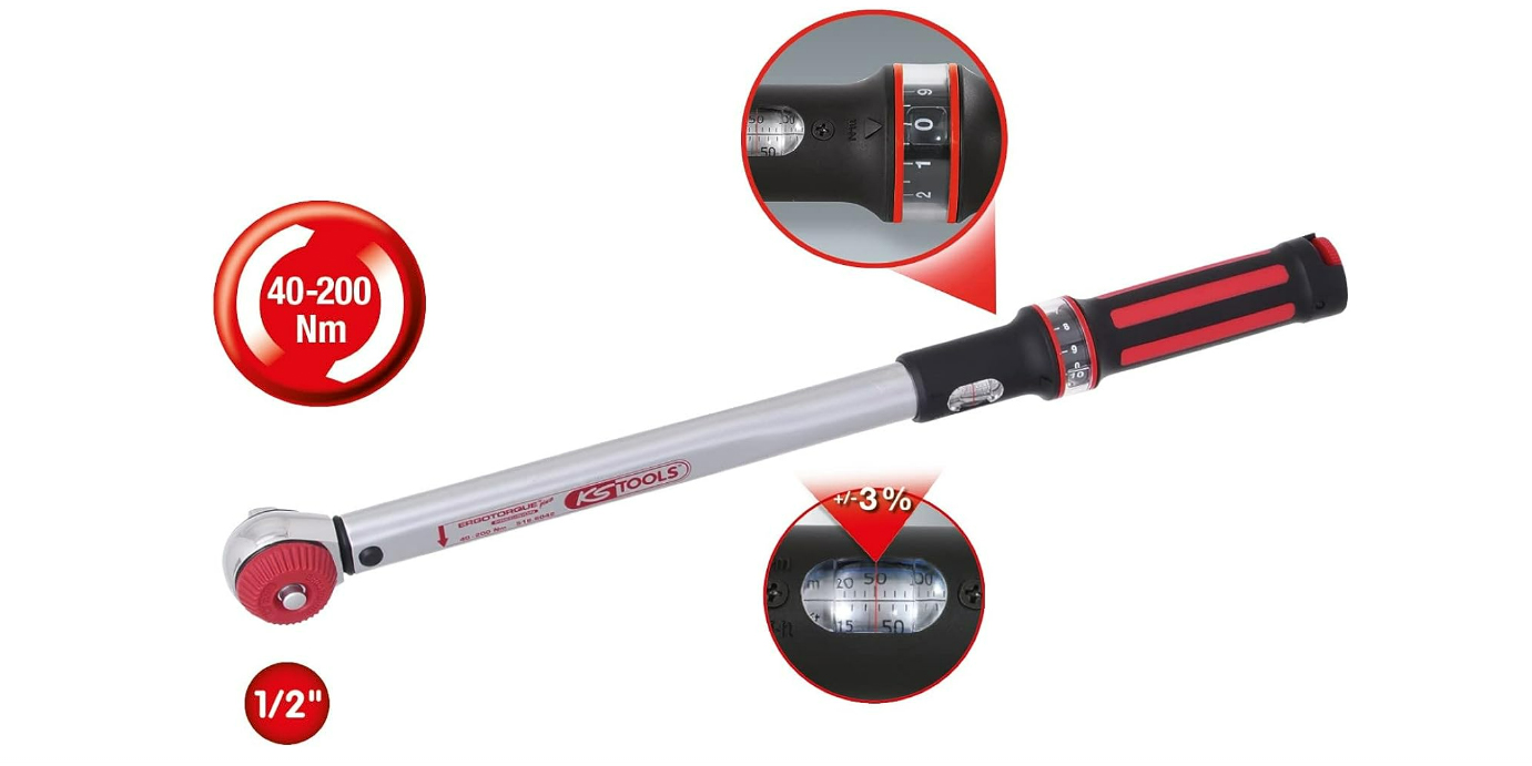 Clé dynamométrique 1/2