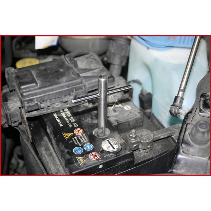 Clé à poignée en T pour bouchons de batterie, 1,3 mm KSTOOLS - 5501686