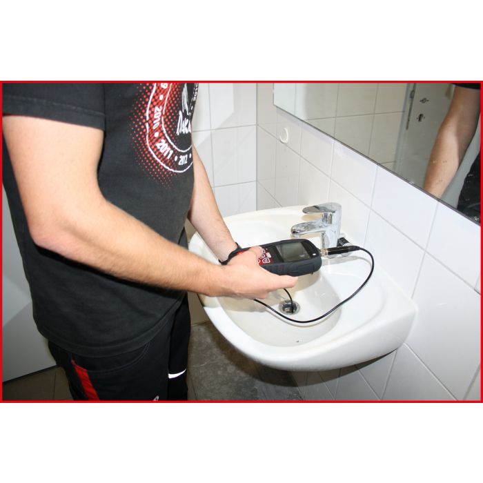 Kit vidéoscope HD avec sonde de caméra HD avant Ø 6,0 mm 0° et 90° commutable 5 pcs. KS TOOLS - 550.7500