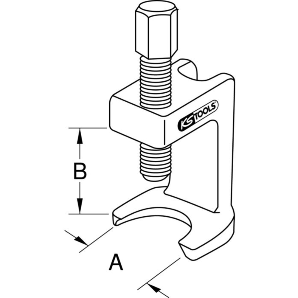 Extracteur universel de rotules 34 mm KS TOOLS - 670.0063