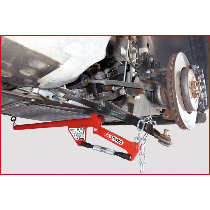 Levier d'essieu universel avec chaîne 960mm KS TOOLS - 700.1495