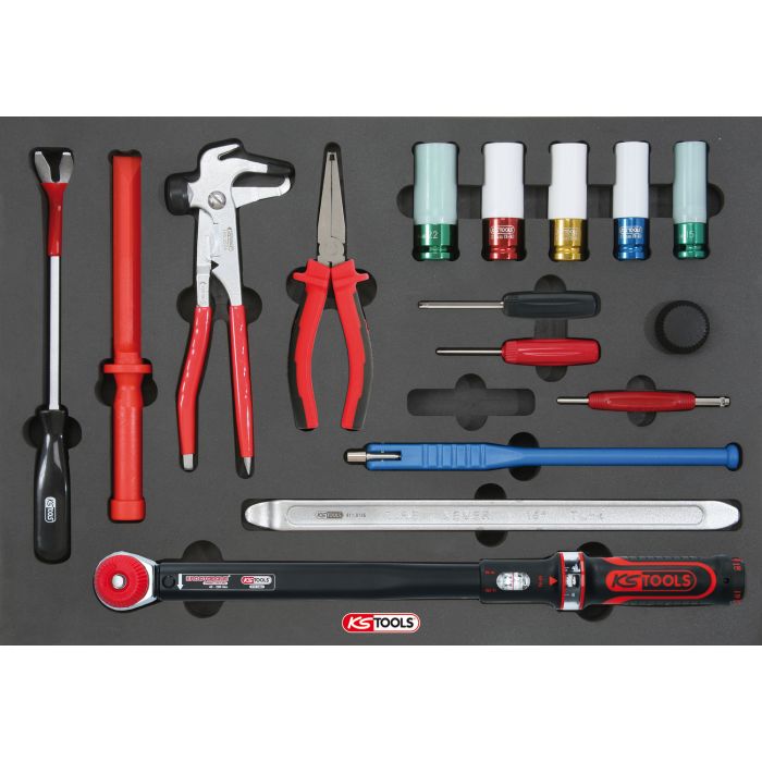 Composition d'outils spéciale roue pour servante 60 pièces KS TOOLS - 714.0060