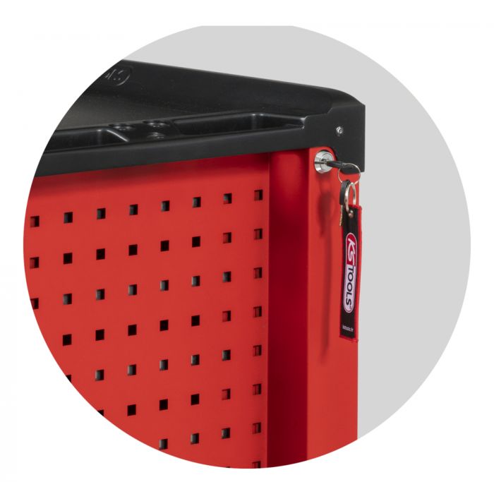Servante d'atelier RACING KS TOOLS 5 tiroirs + composition 264 pièces - 8555134 KS TOOLS - 855.5134
