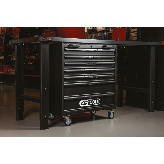 Etabli charge lourde avec kit de réhausse capacité 500 kg KS TOOLS - 865.0206