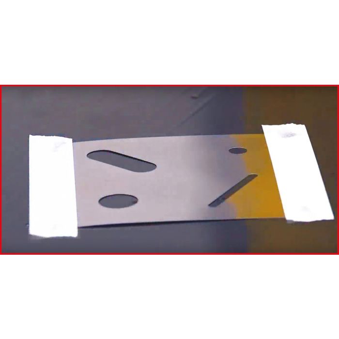 Jeu de pochoirs 3 pièces KS TOOLS - 903.1045