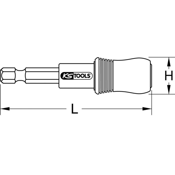 Porte-embouts INOX 1/4