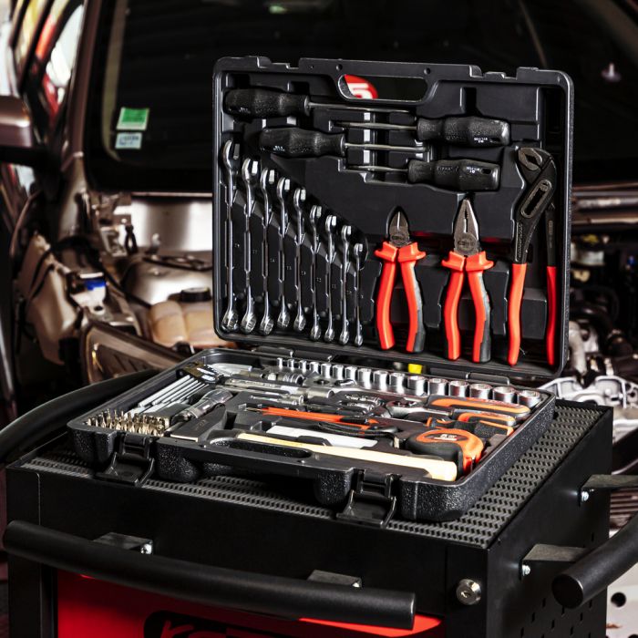 Coffret d'outillage généraliste 1/4" - 1/2" 103 pièces KS TOOLS - 911.0703