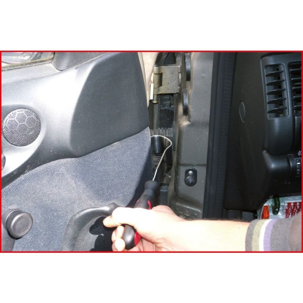 Dégrafeur de clips tête large et courbée - 8 mm P. 20 mm KS TOOLS - 911.8193