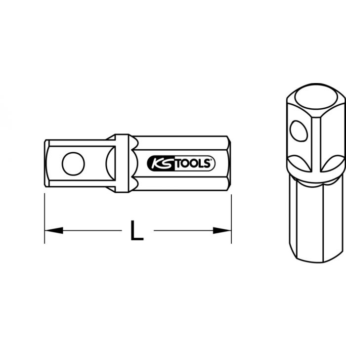 Adaptateur pour visseuse 1/4
