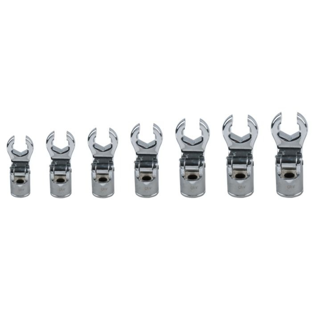 Jeu de clés à tuyauter à tête pivotante 7 pièces KS TOOLS - 911.1750