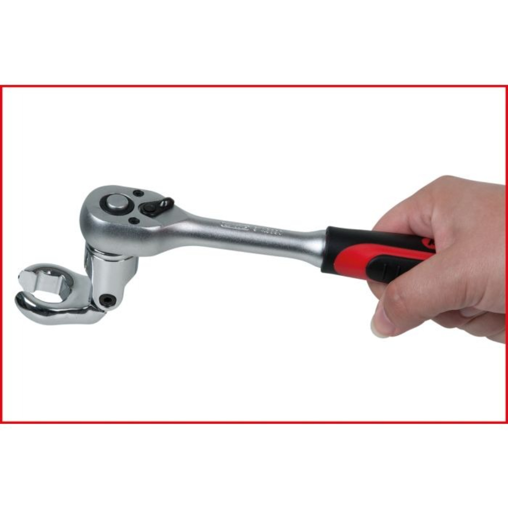 Jeu de clés à tuyauter à tête pivotante 7 pièces KS TOOLS - 911.1750