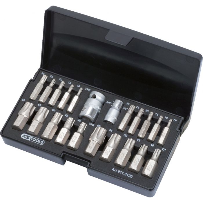 Jeu d'embouts TORXplus 23pcs KS TOOLS - 911.3120