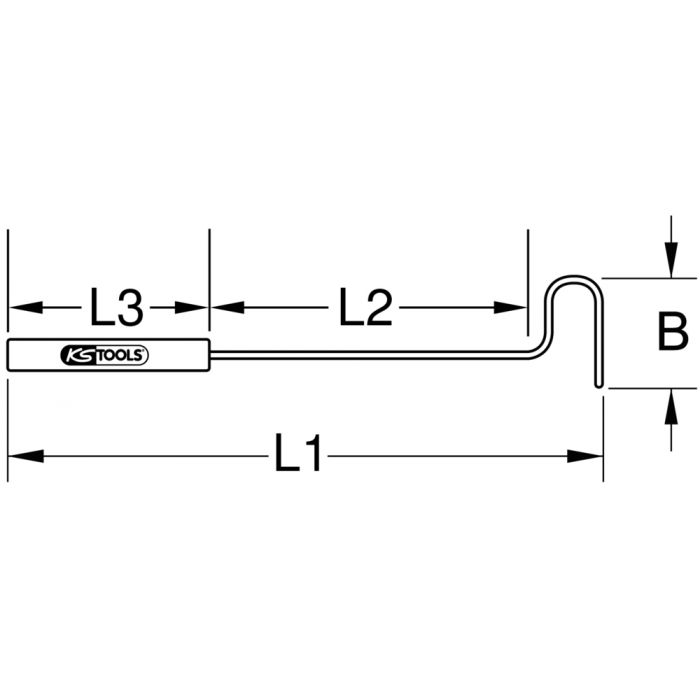 Cale de démontage KS TOOLS - 911.8119