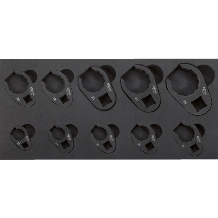 Coffret de 10 douilles à tuyauter 3/8