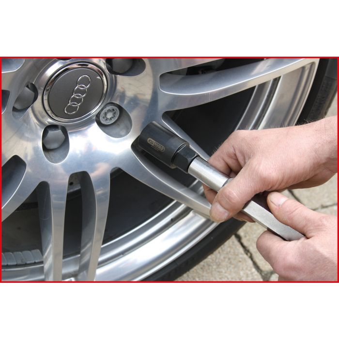 Coffret de démontage d'écrous antivol 10 pièces KS TOOLS - 913.1480