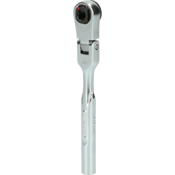 Mini cliquet réversible articulé 1/4’’ 72 dents 119 mm des coffrets 918.3015 et 918.3005 KS TOOLS - 918.1560