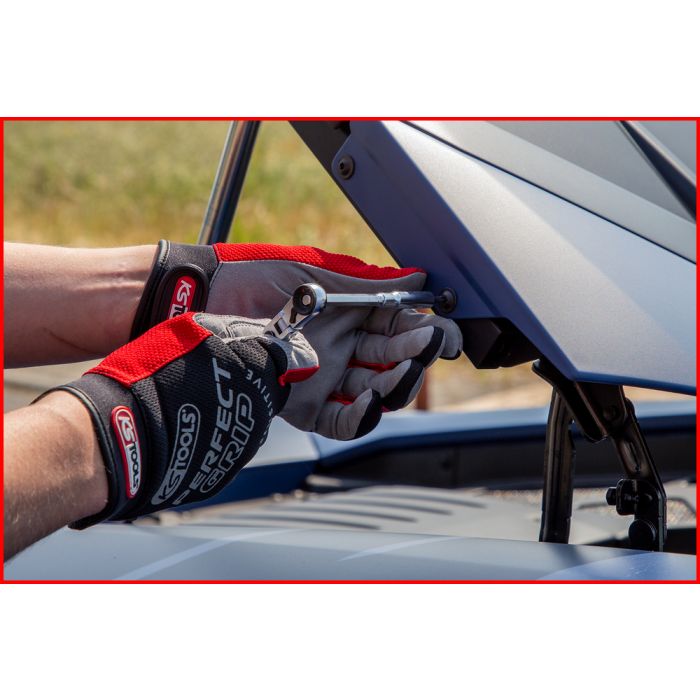 Mini cliquet réversible articulé 1/4’’ 72 dents 119 mm des coffrets 918.3015 et 918.3005 KS TOOLS - 918.1560