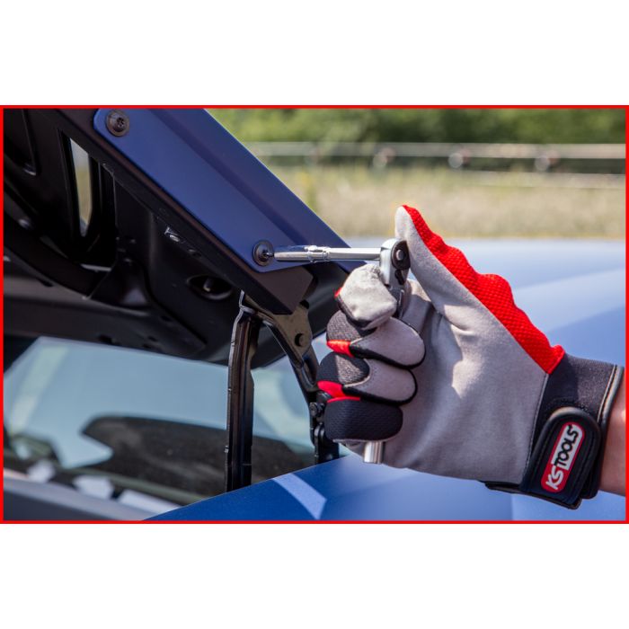 Mini cliquet réversible articulé 1/4’’ 72 dents 119 mm des coffrets 918.3015 et 918.3005 KS TOOLS - 918.1560