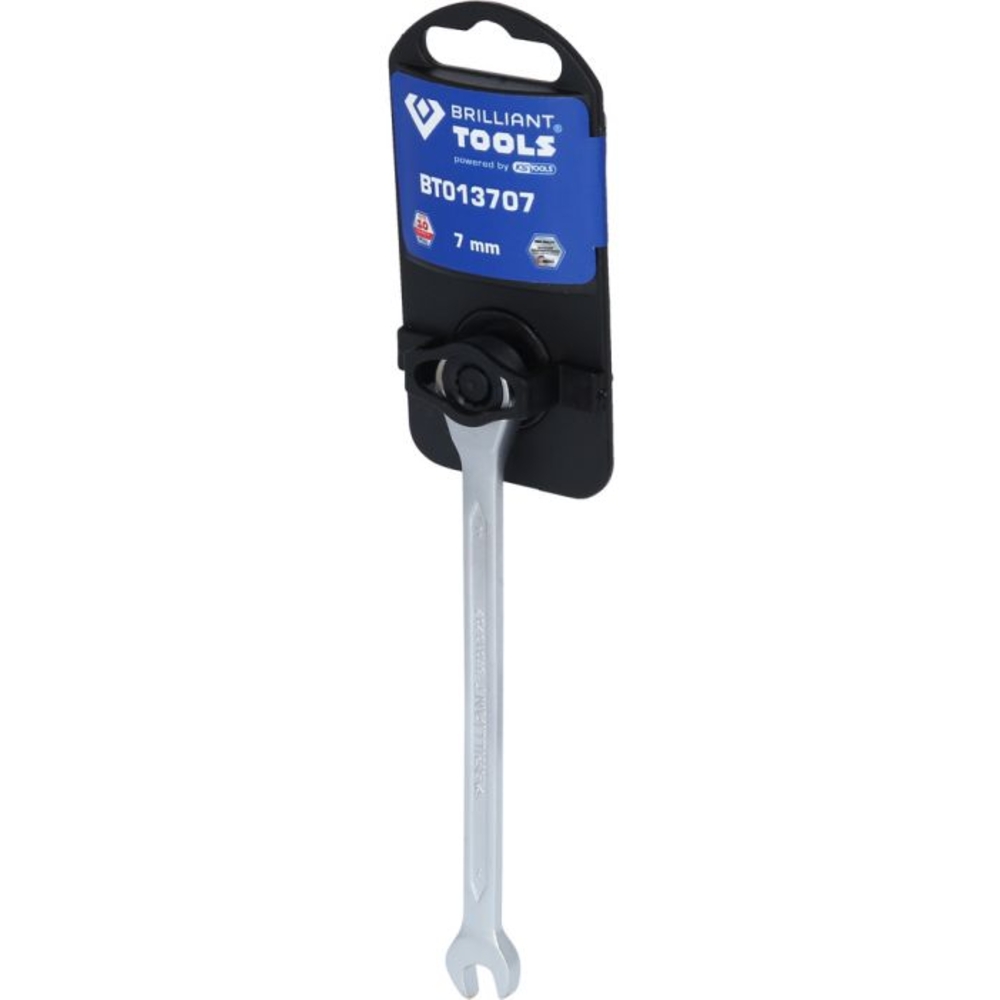 Clé mixte droite à cliquet 7mm BRILLIANT TOOLS - KS TOOLS - BT013707