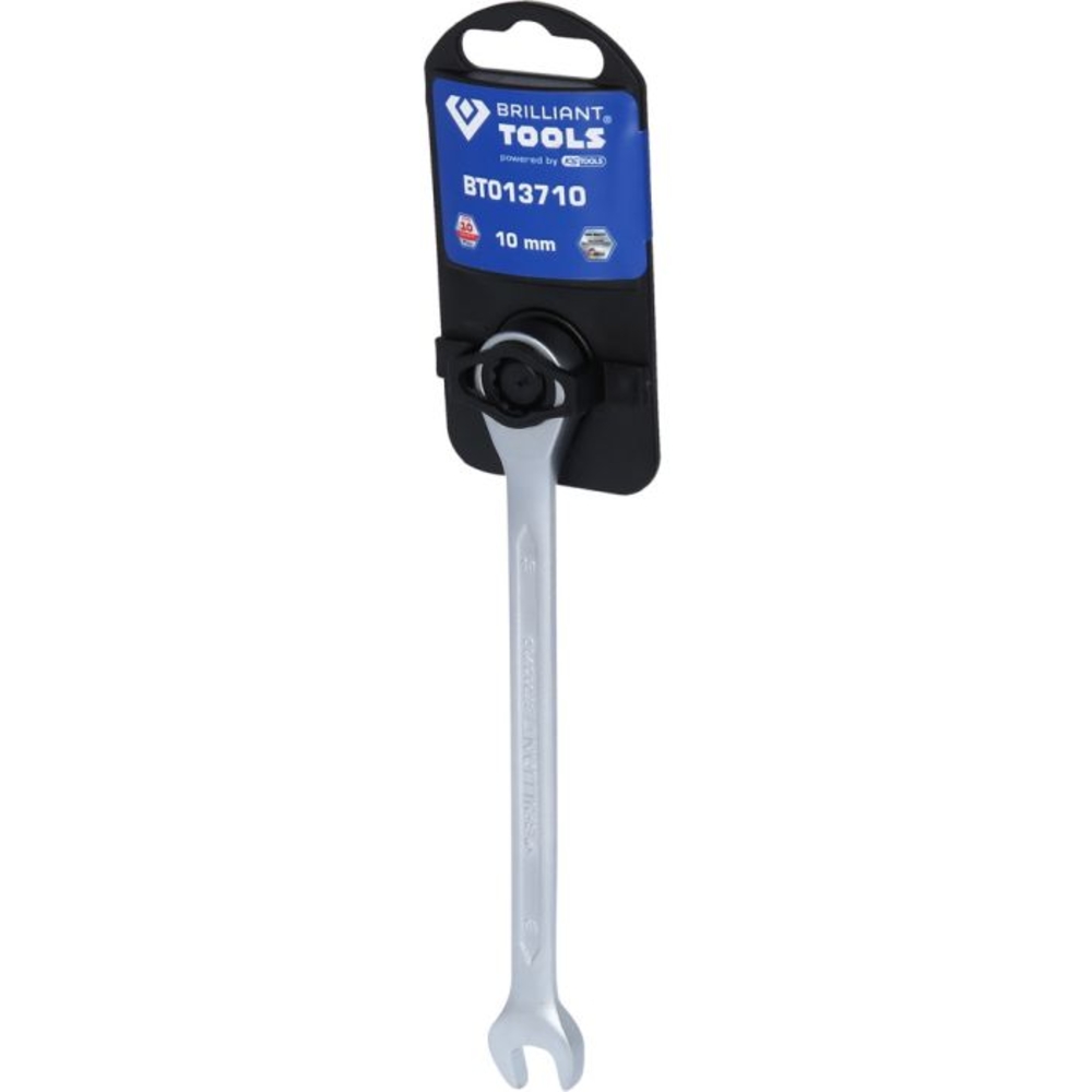 Clé mixte droite à cliquet 10mm BRILLIANT TOOLS - KS TOOLS - BT013710