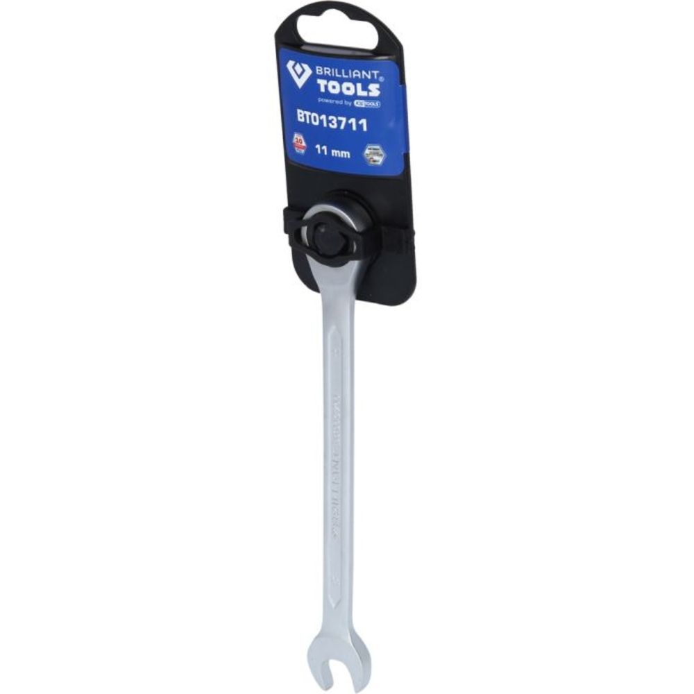 Clé mixte droite à cliquet 11mm BRILLIANT TOOLS - KS TOOLS - BT013711