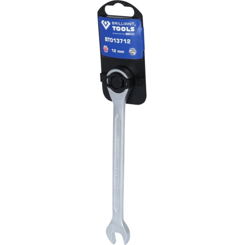 Clé mixte droite à cliquet 12mm BRILLIANT TOOLS - KS TOOLS - BT013712