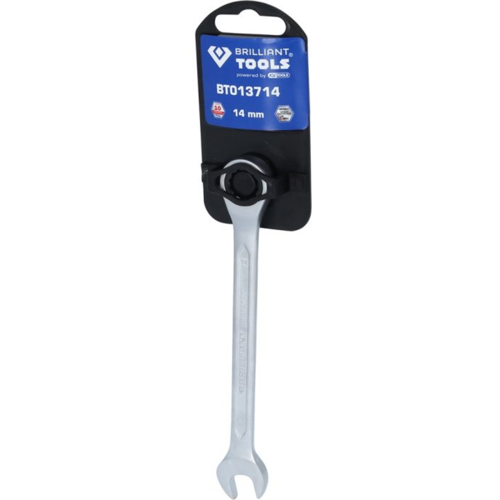 Clé mixte droite à cliquet 14mm BRILLIANT TOOLS - KS TOOLS - BT013714