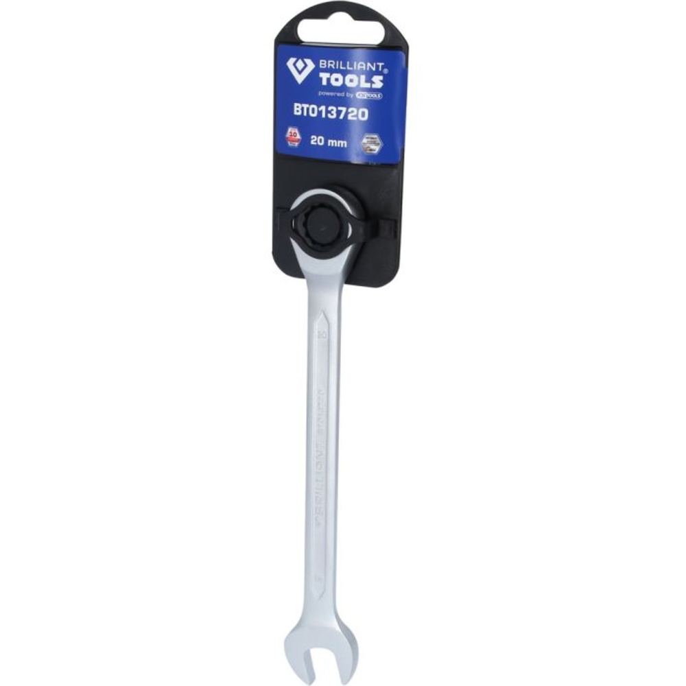 Clé mixte droite à cliquet 20mm BRILLIANT TOOLS - KS TOOLS - BT013720