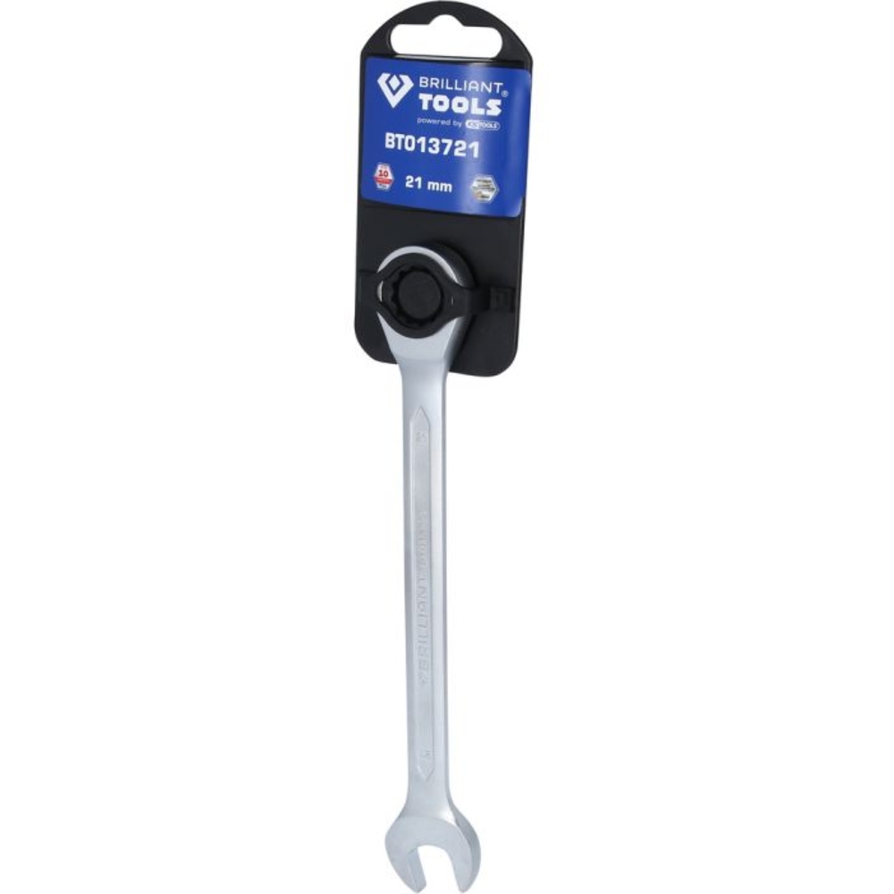 Clé mixte droite à cliquet 21mm BRILLIANT TOOLS - KS TOOLS - BT013721
