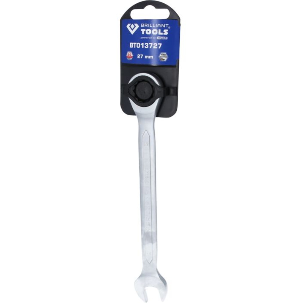Clé mixte droite à cliquet 27mm BRILLIANT TOOLS - KS TOOLS - BT013727